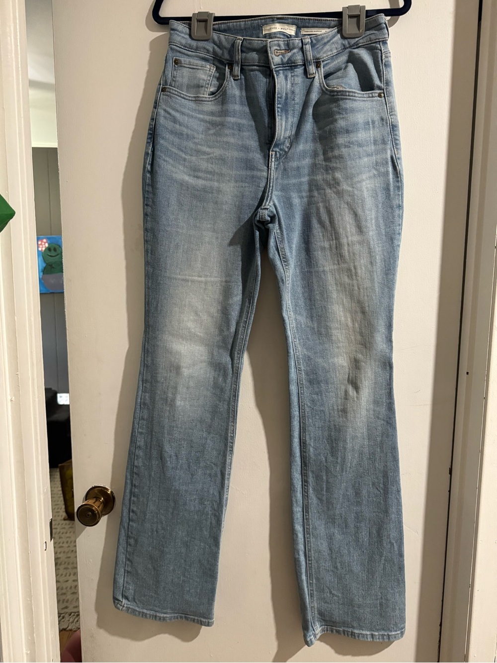 Cleo + Wolf High Rise Bootcut — W29/L34 | Light Wash
